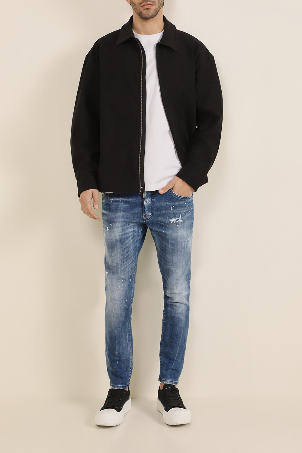 מכנסי ג'ינס סלים פיט DSQUARED2